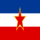 Drapeau Yougoslavie carré