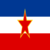Drapeau Yougoslavie carré