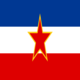 Drapeau Yougoslavie carré