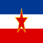 Drapeau Yougoslavie carré
