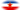 Drapeau Yougoslavie en vignette ovale