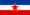 Drapeau Yougoslavie rectangulaire