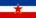 Drapeau Yougoslavie rectangulaire