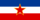 Drapeau Yougoslavie rectangulaire