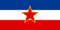 Drapeau Yougoslavie rectangulaire