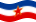 Drapeau Yougoslavie flottant statique