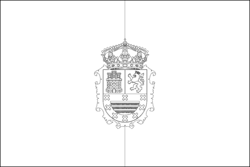 Contour du drapeau Fuerteventura à colorier