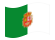 Drapeau Fuerteventura flottant