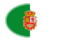 Drapeau Fuerteventura en vignette ovale