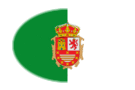 Drapeau Fuerteventura en vignette ovale