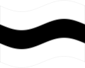 Drapeau Posnanie (province prussienne) flottant statique