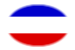 Drapeau Schleswig-Holstein (province prussienne) en vignette ovale