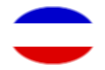 Drapeau Schleswig-Holstein (province prussienne) en vignette ovale