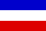 Drapeau Schleswig-Holstein (province prussienne) rectangulaire