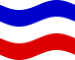 Drapeau Schleswig-Holstein (province prussienne) flottant statique