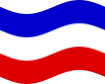 Drapeau Schleswig-Holstein (province prussienne) flottant statique