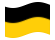 Drapeau Saxe (province prussienne) flottant