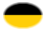 Drapeau Saxe (province prussienne) en vignette ovale