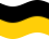 Drapeau Saxe (province prussienne) flottant statique