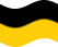 Drapeau Saxe (province prussienne) flottant statique