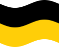 Drapeau Saxe (province prussienne) flottant statique