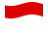 Drapeau Brandebourg (province prussienne) flottant