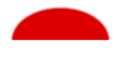 Drapeau Brandebourg (province prussienne) en vignette ovale
