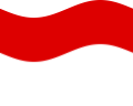 Drapeau Brandebourg (province prussienne) flottant statique